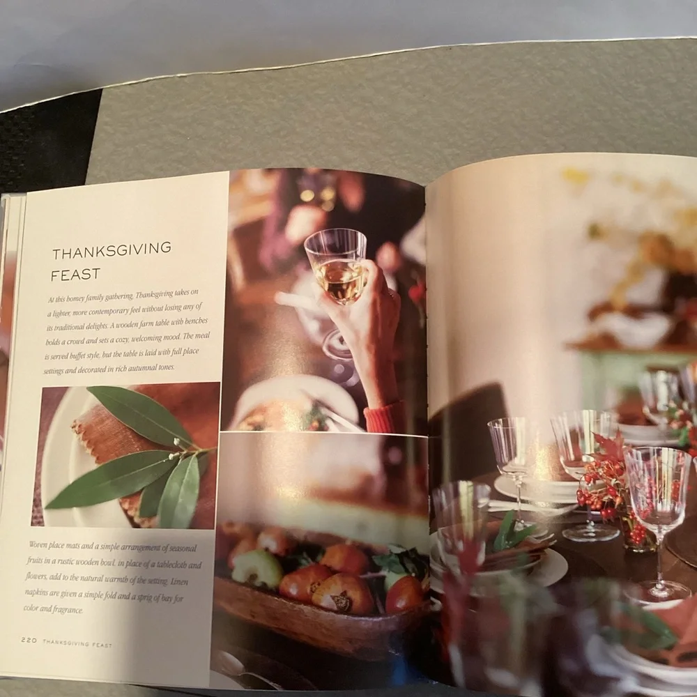 Williams Sonoma Entertaining Guide with seasonal ideas, occasion ideas & recipes